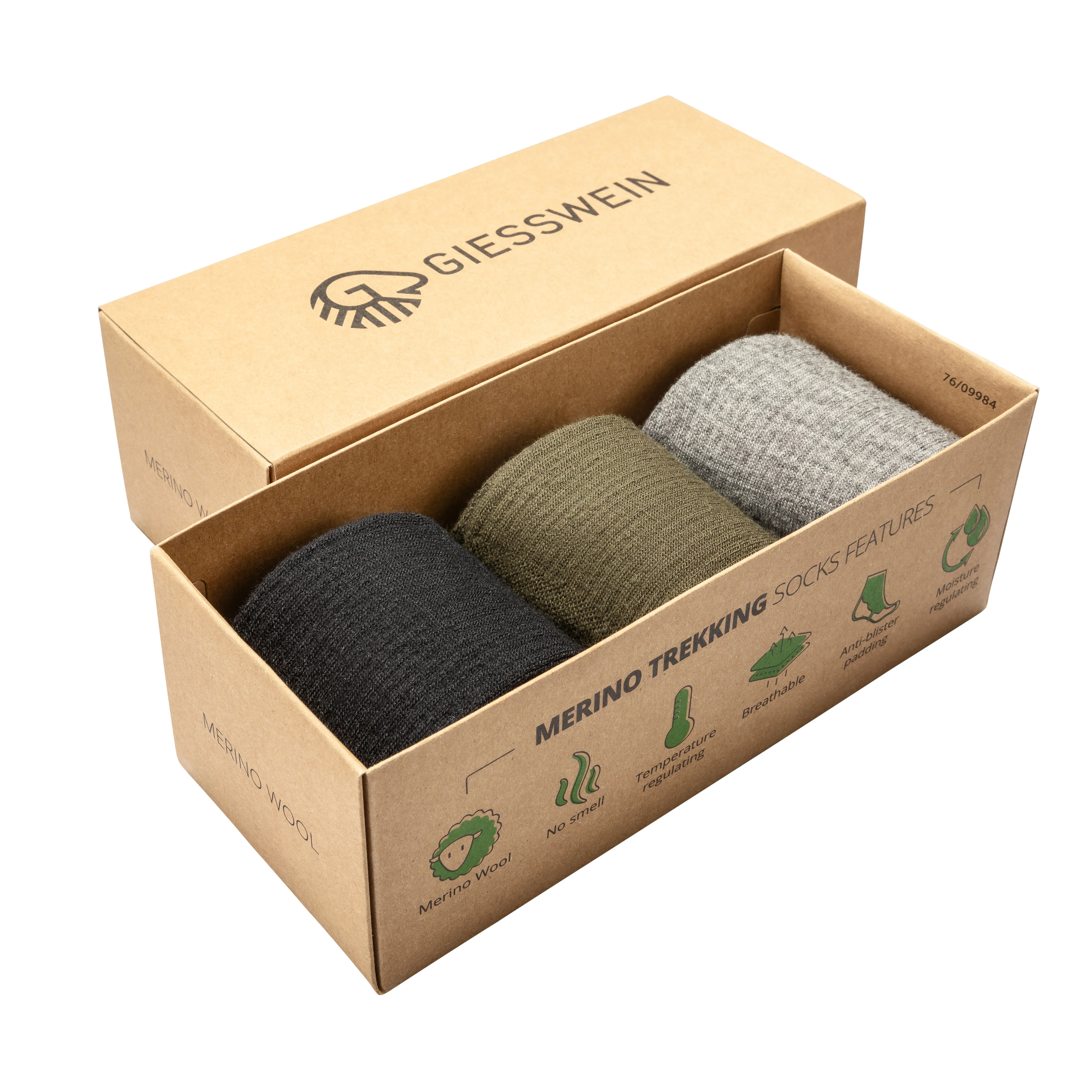 Chaussettes de trekking Merino (lot de 3) - Image 12