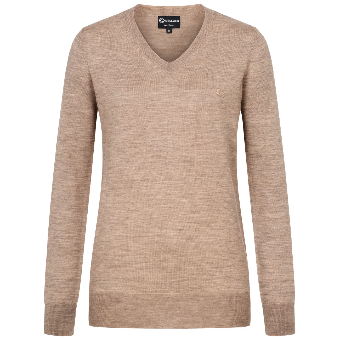 Pull-Over en laine Light Col en V femme - Image 6